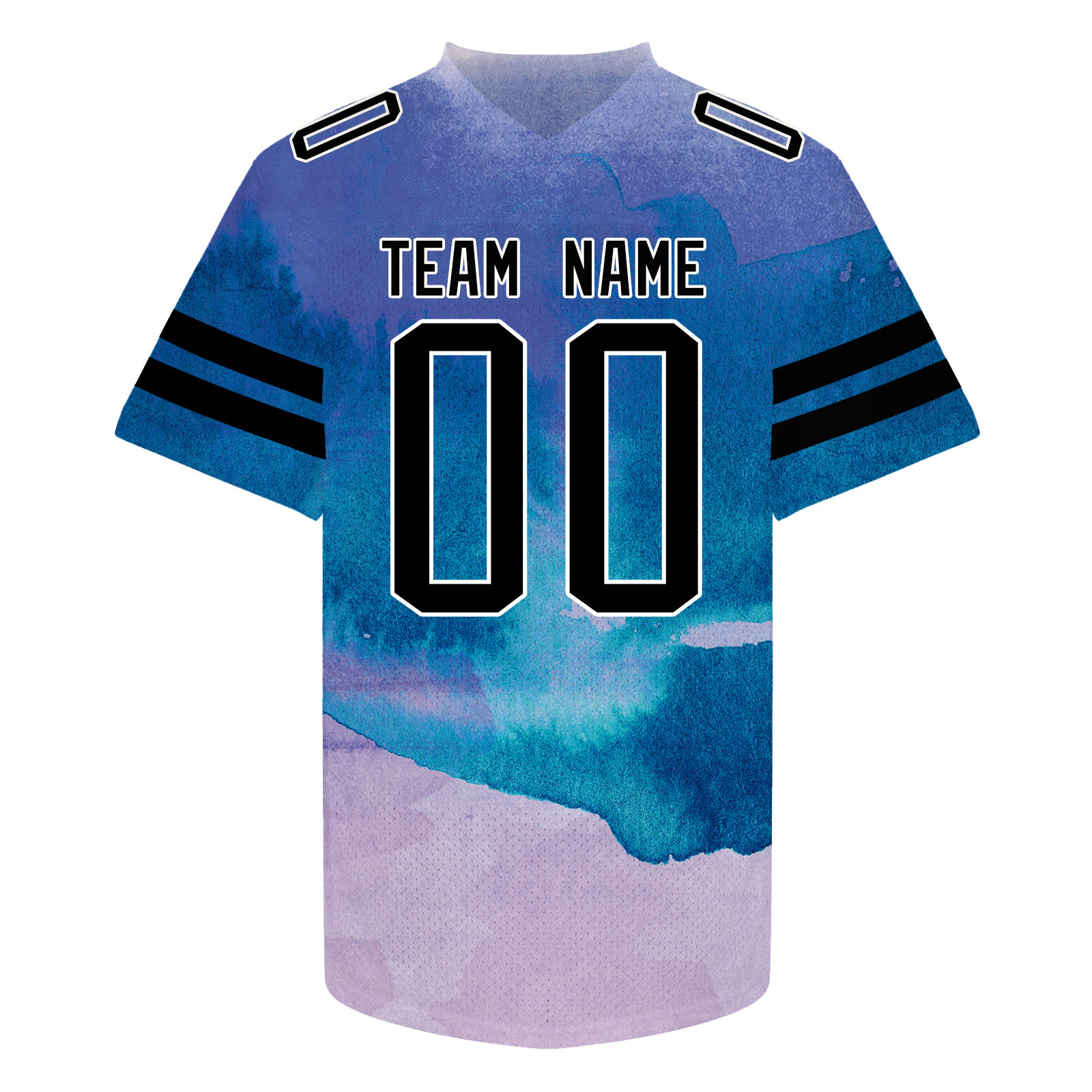 Custom Blue Workout Football Jersey Personalized Game Shirts