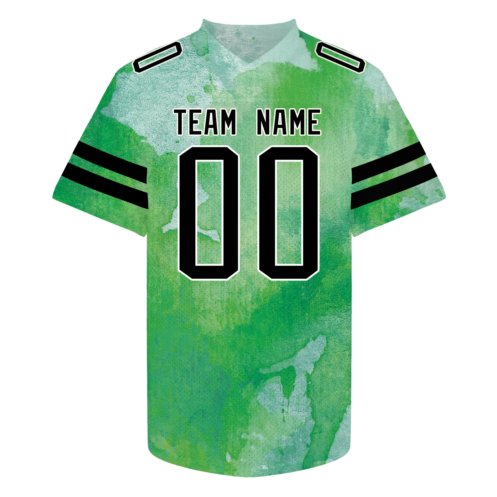 Custom Green Hip Hop Football Jersey Personalized Sports Gift