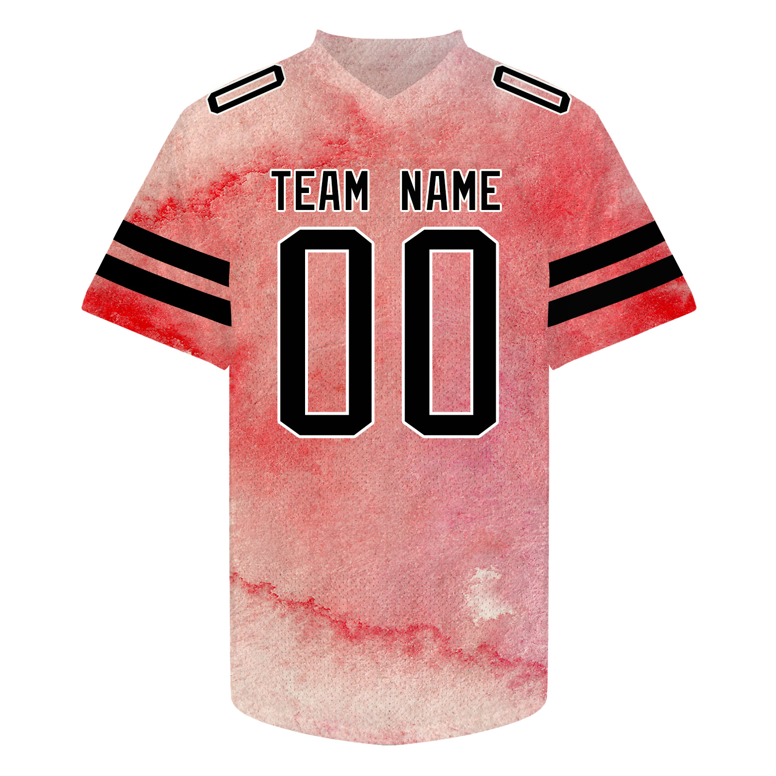 Custom Red Team Football Jersey Personalized Sports Gift