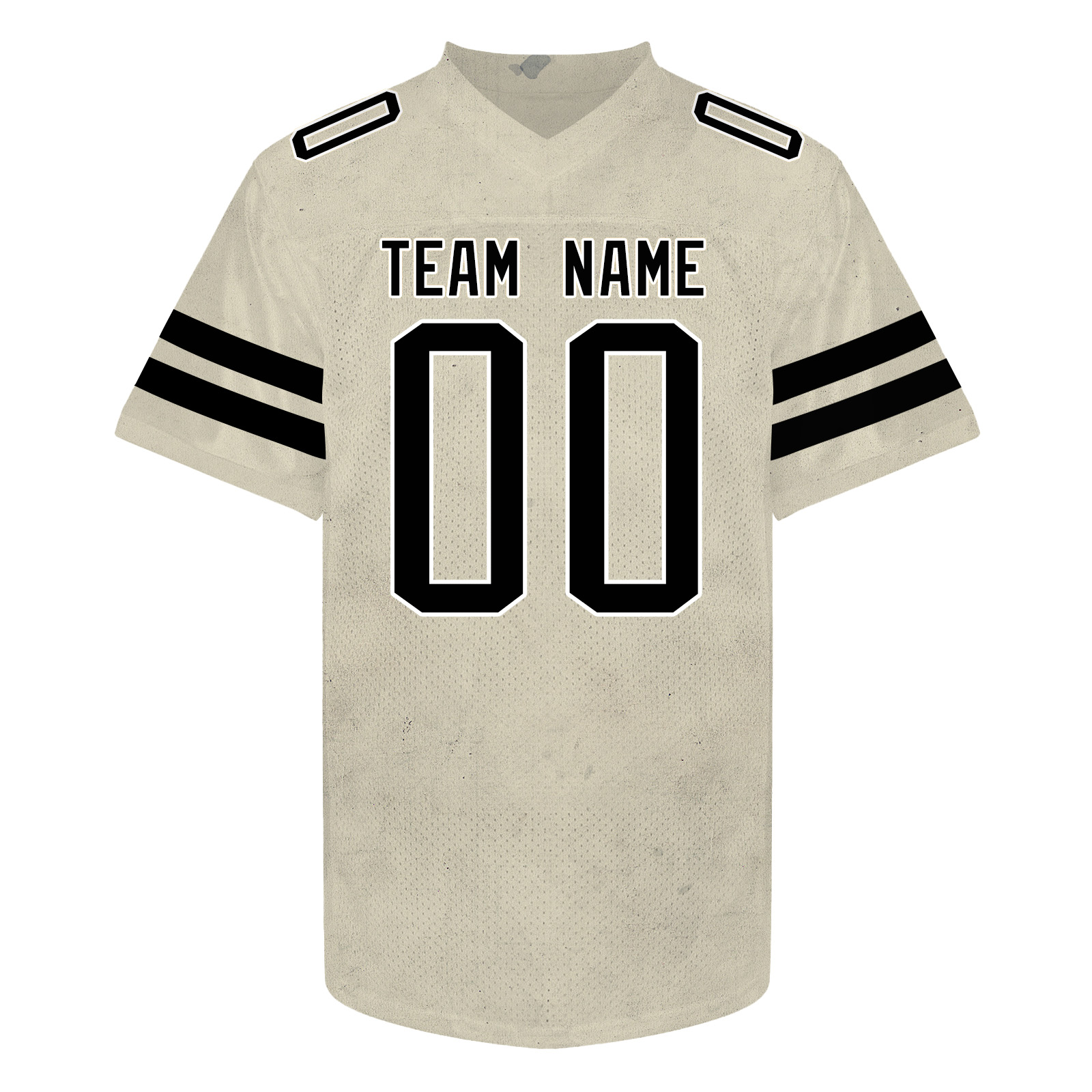 Custom Gray V-Neck Football Jersey Personalized Sports Gift