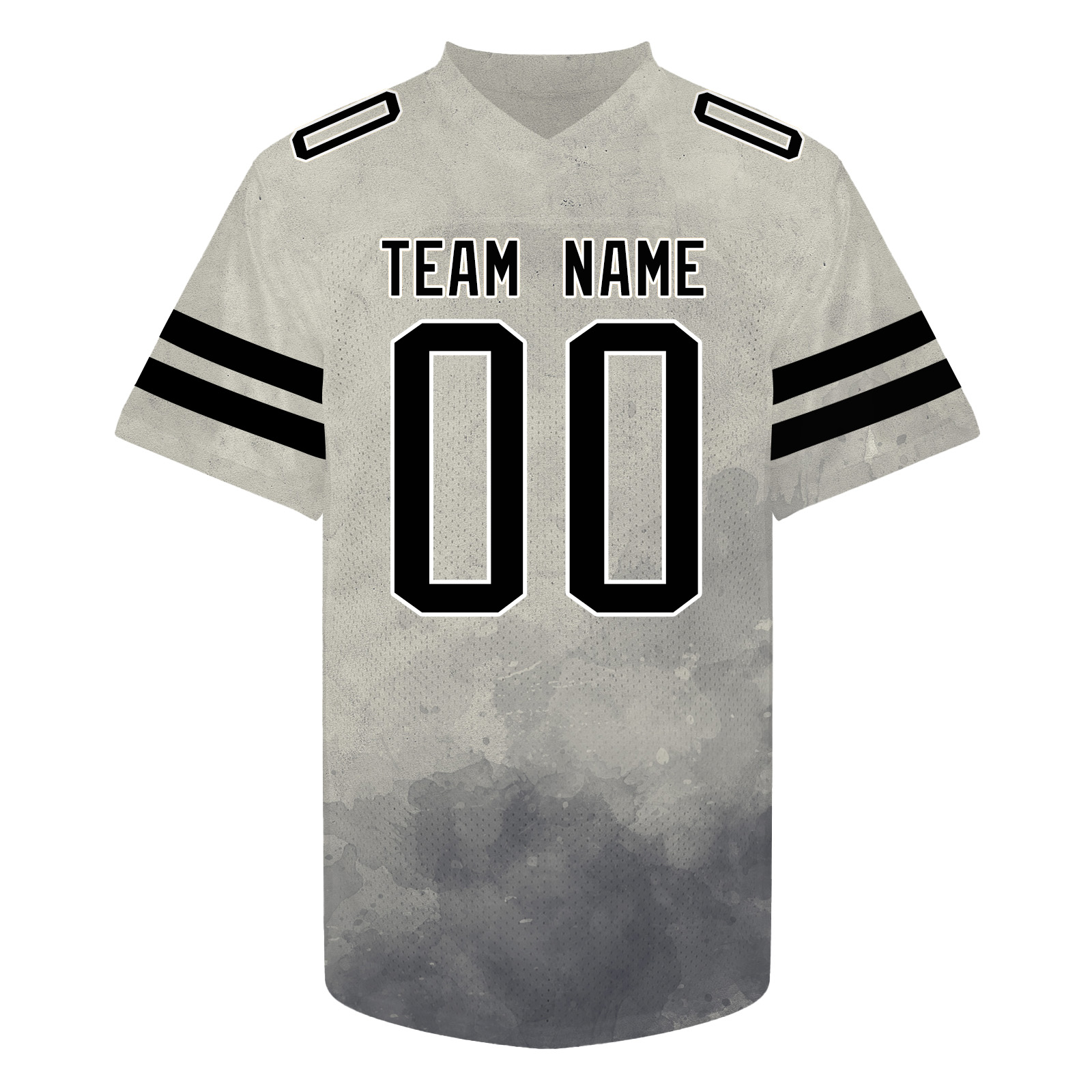 Custom Grey Hip Hop Football Jersey Personalized Sports Gift