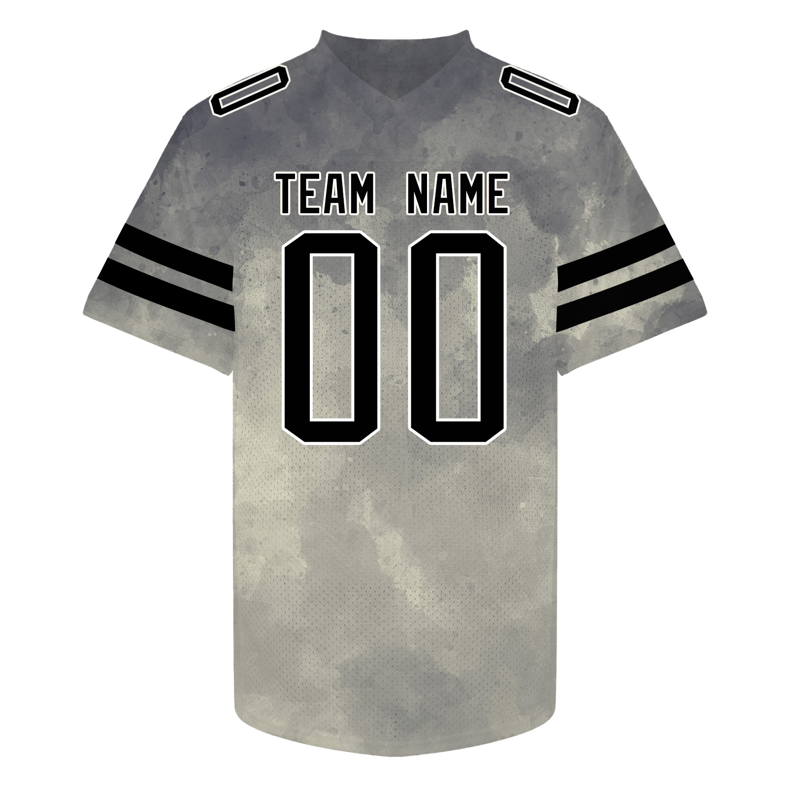 Custom Grey Black Workout American Football Jersey Sports Gift