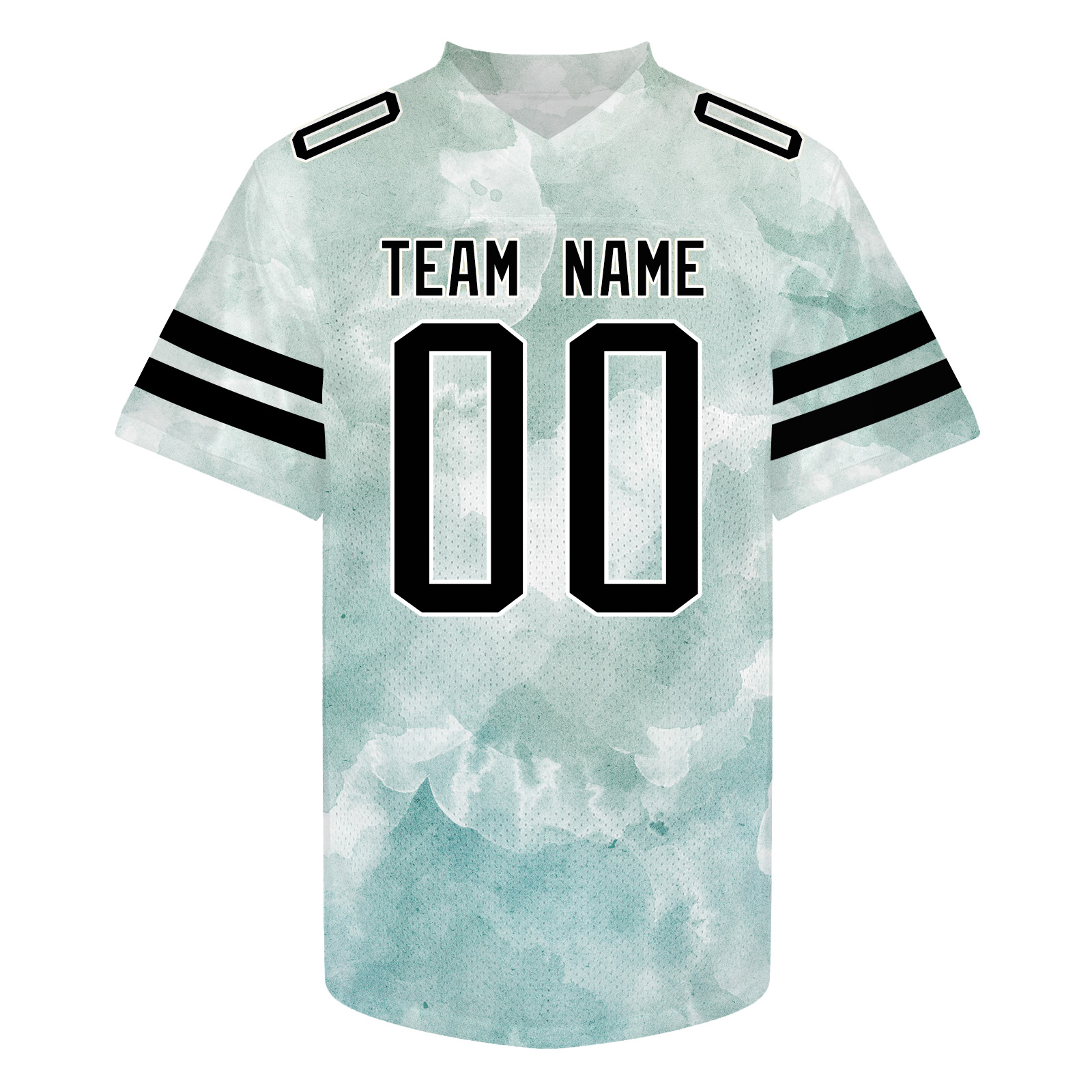 Custom Teal Workout Football Jersey Personalized Game Shirts