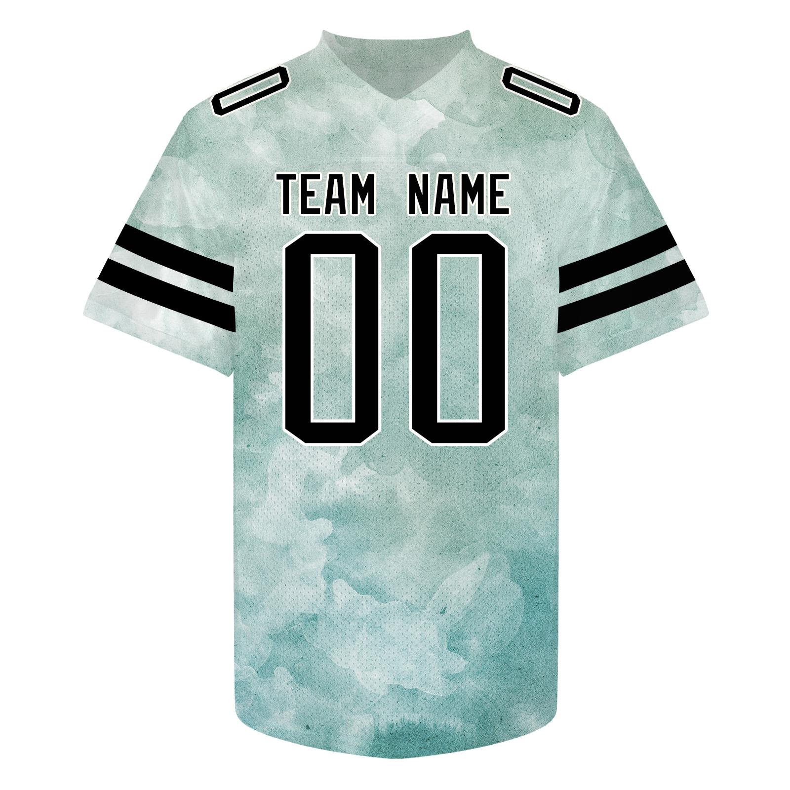 Custom Teal Casual Football Jersey Personalized Sports Gift