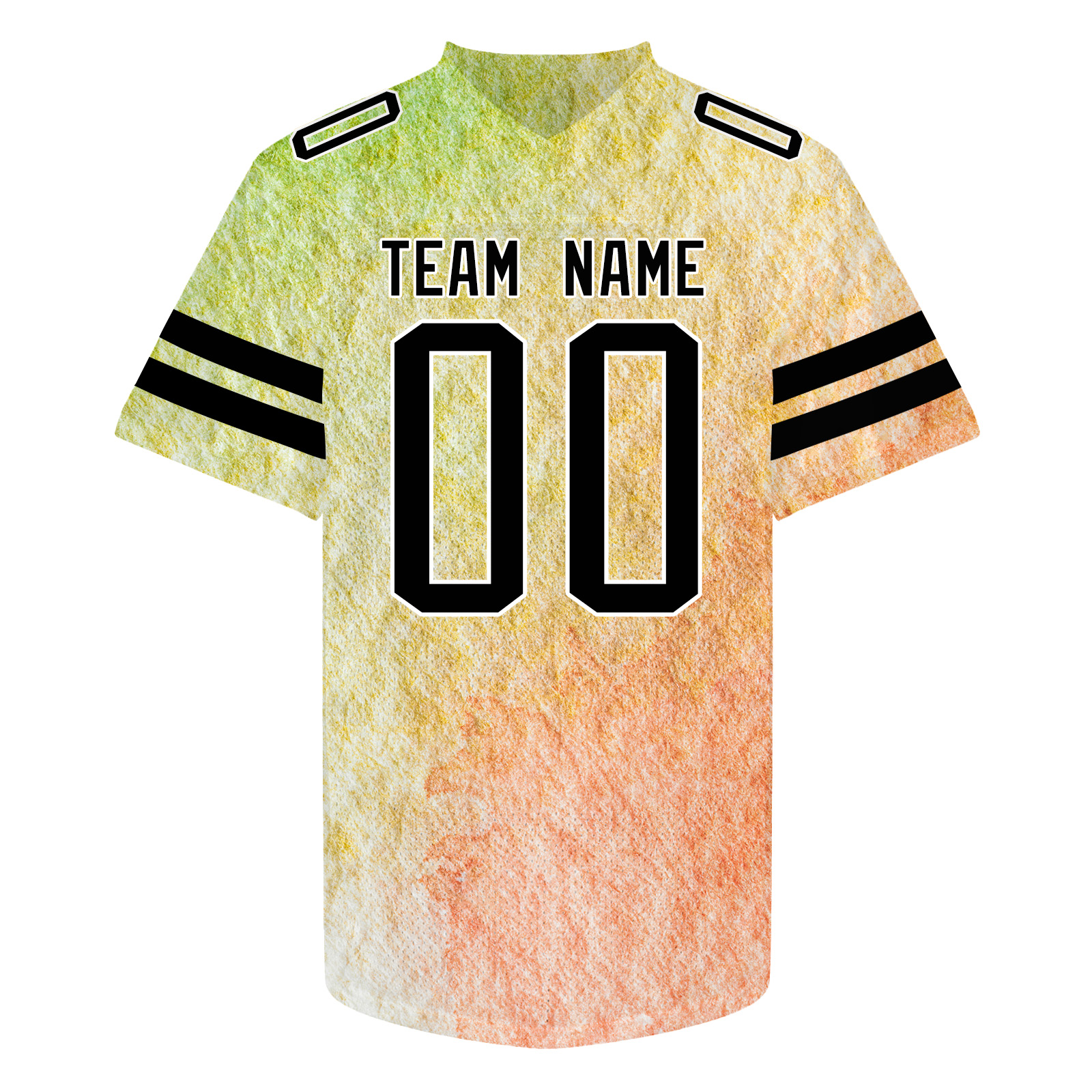 Custom Yellow Workout Football Jersey Personalized Game Shirts